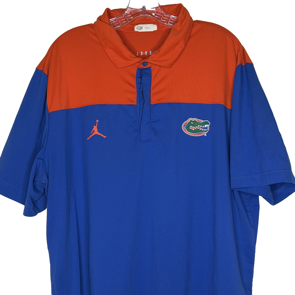 Air Jordan Florida Gators UF Coaches Sideline Polo Shirt PE, Size XL Nike Team
